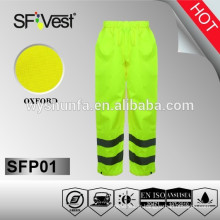 Pantalon étanche en PVC imperméable avec tissu oxford 300D, EN ISO 20471